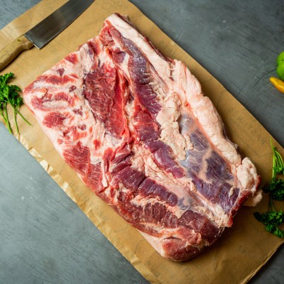 Свинина ребрышки мясные 900 г - купить в Локотской